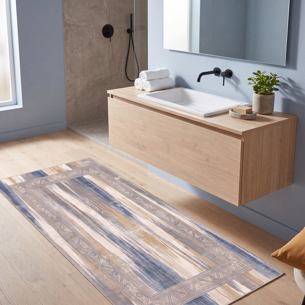 RUNNER | Ochre runner bathroom