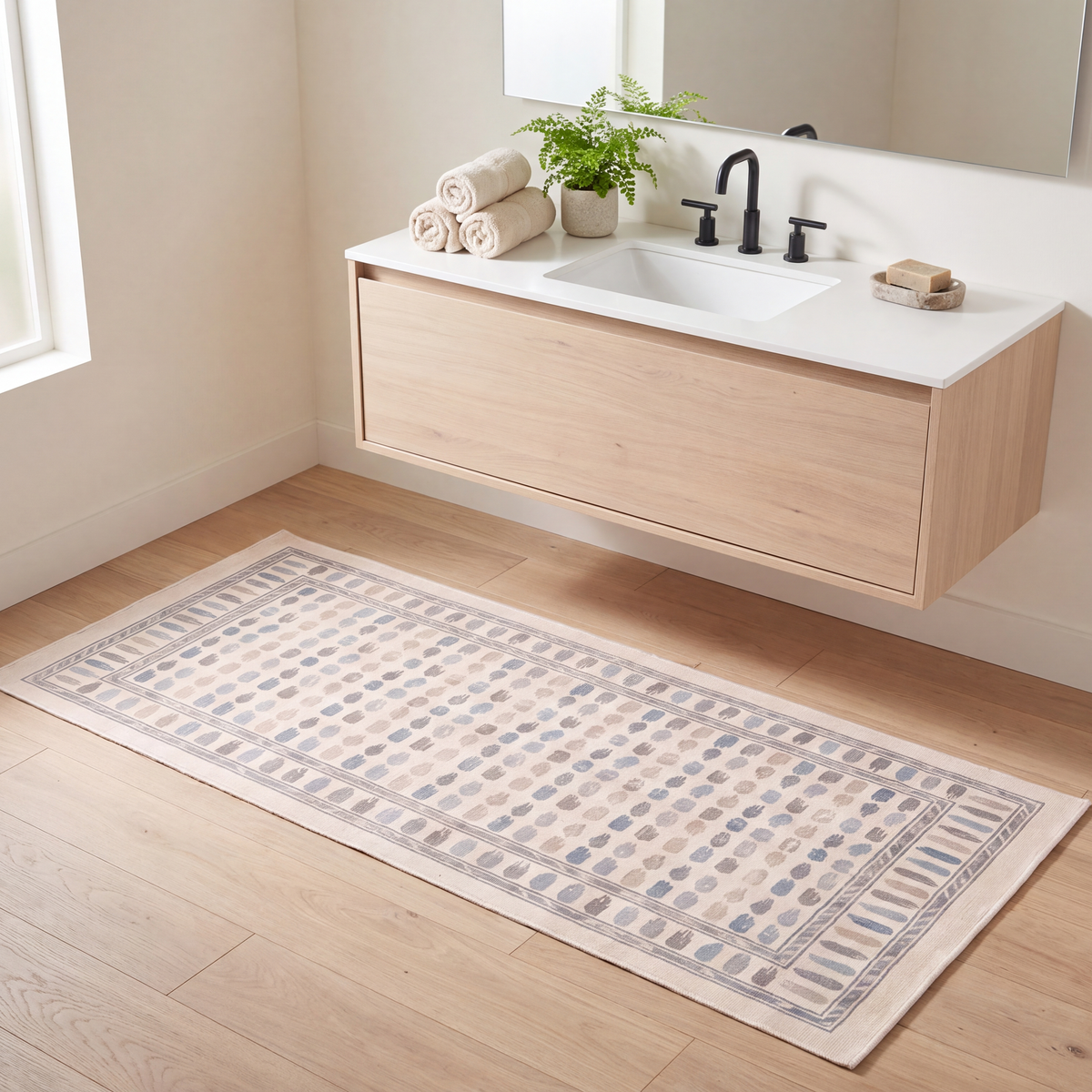 RUNNER | Sycamore runner bathroom