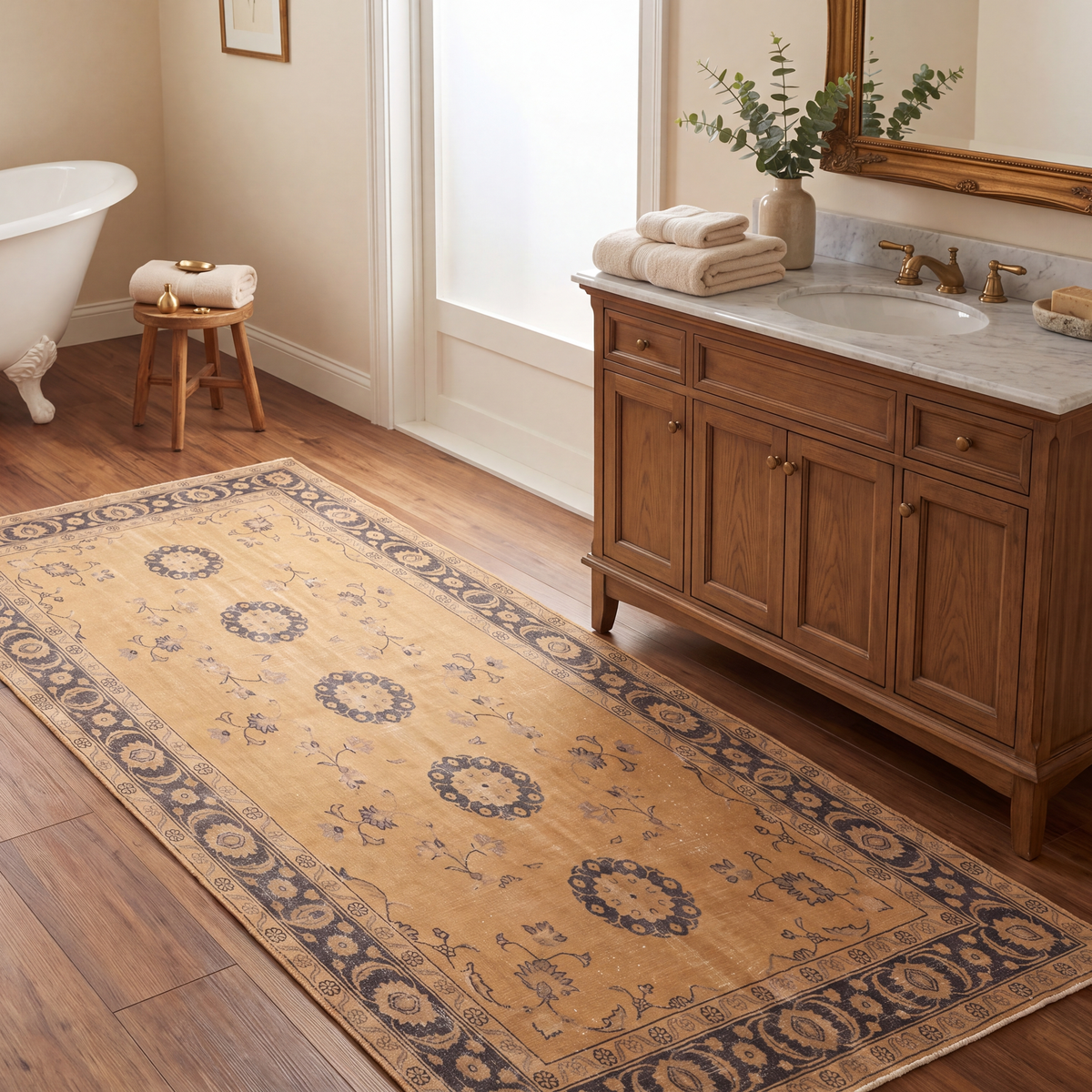 RUNNER | Damask2 runner bathroom