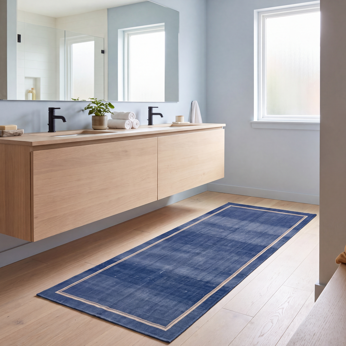 RUNNER | Linen runner bathroom