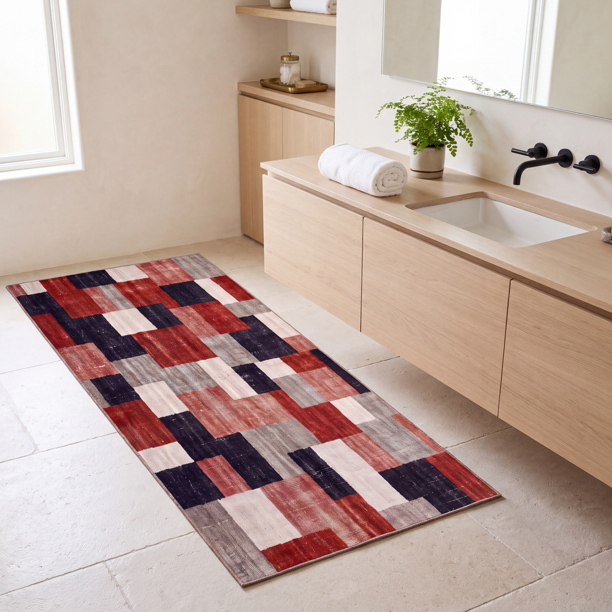 RUNNER | Ivory2 runner bathroom