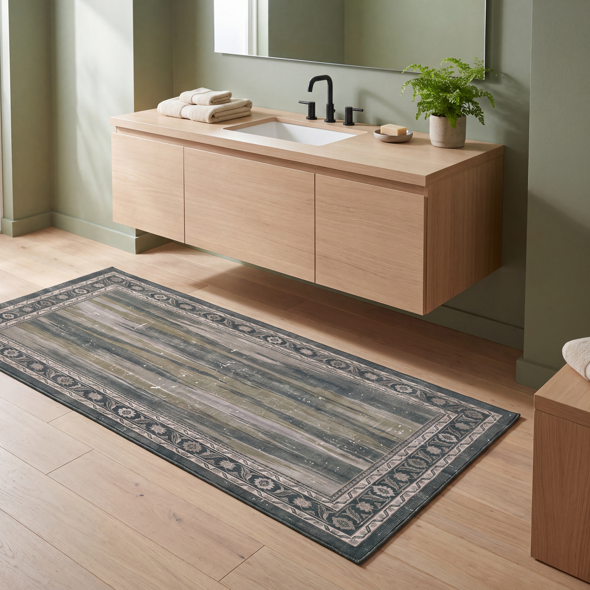 RUNNER | Haverford runner bathroom