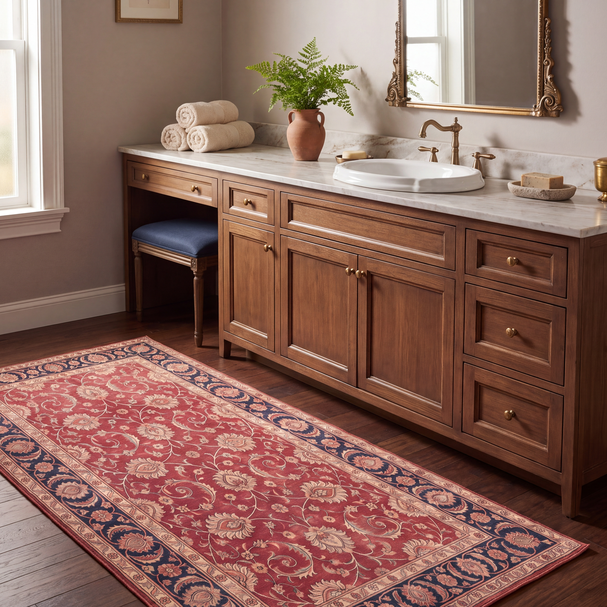 RUNNER | Willow runner bathroom