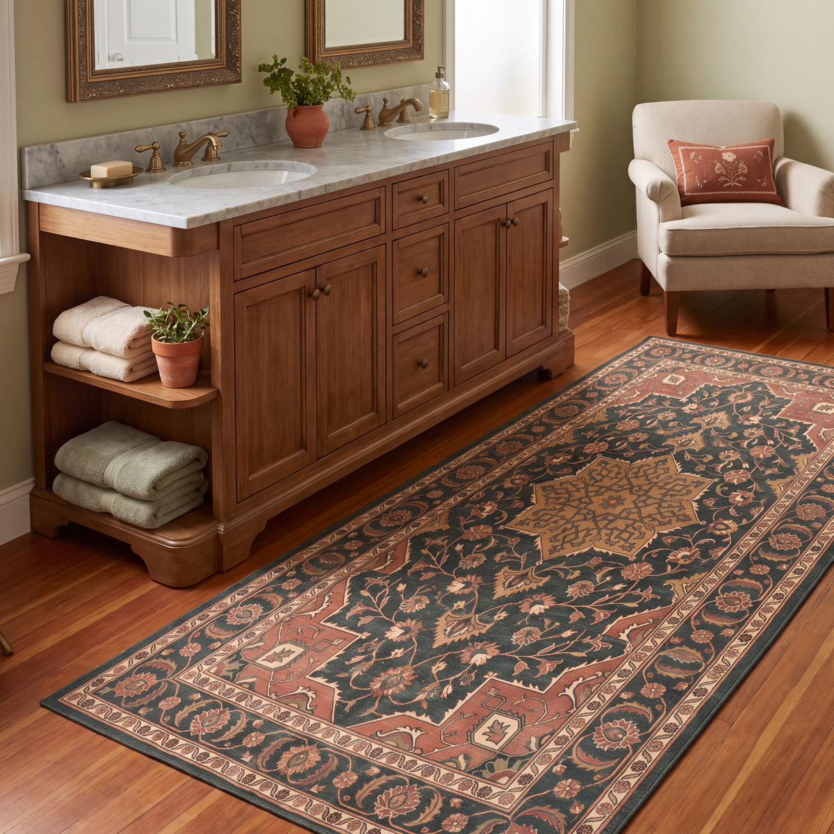 RUNNER | Yardley runner bathroom