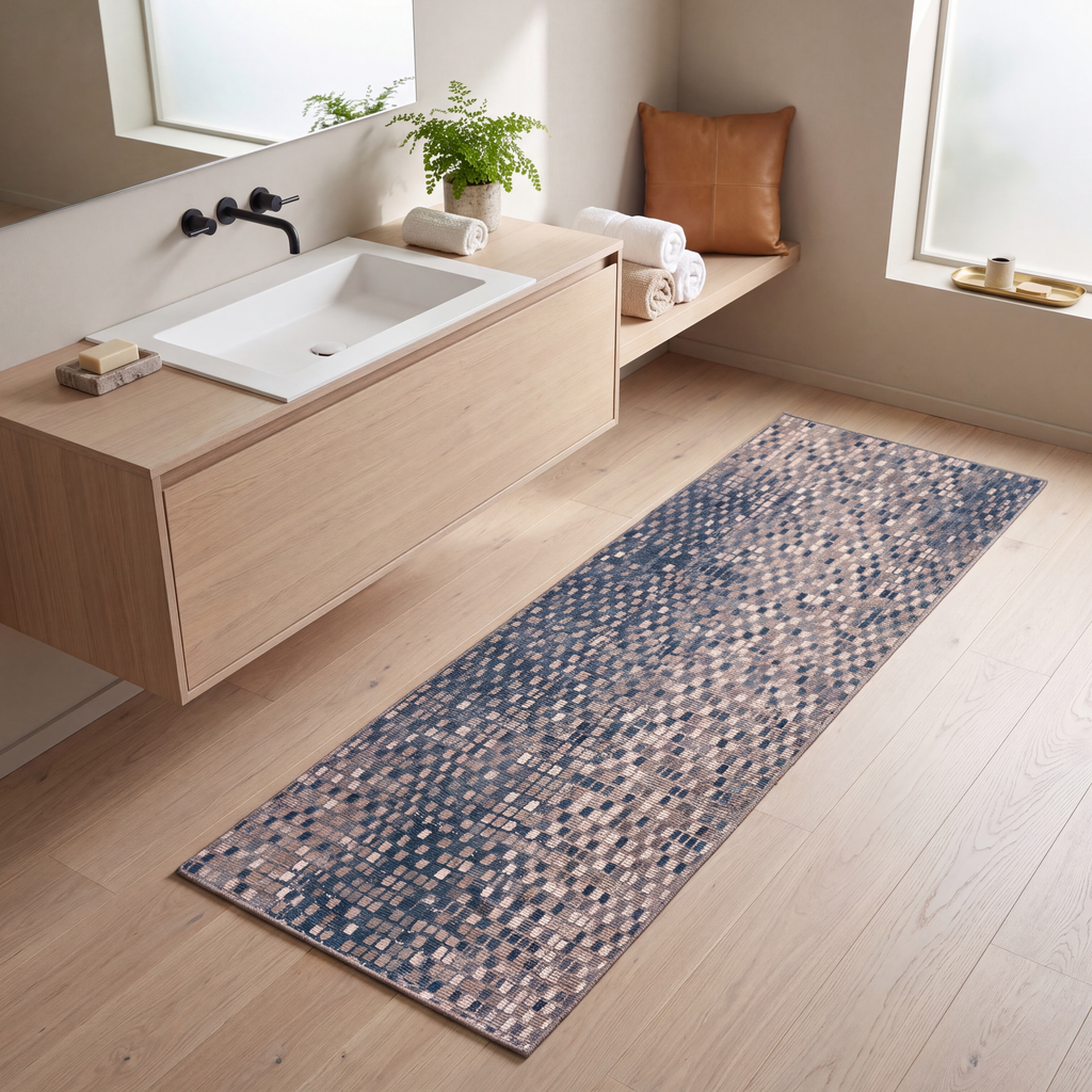 RUNNER | Pewter runner bathroom