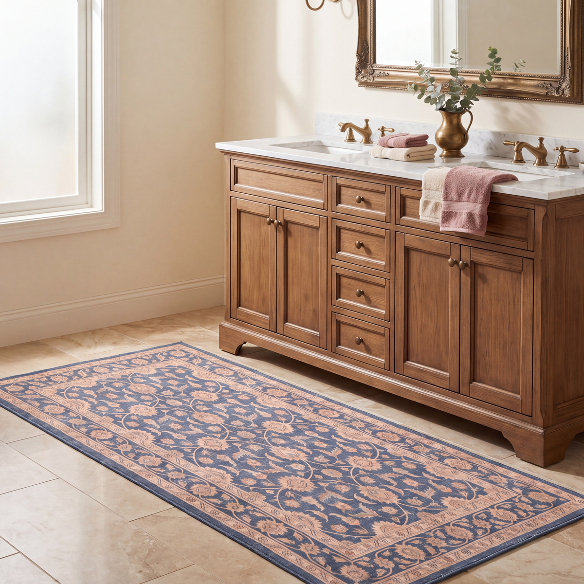 RUNNER | Sorrel runner bathroom
