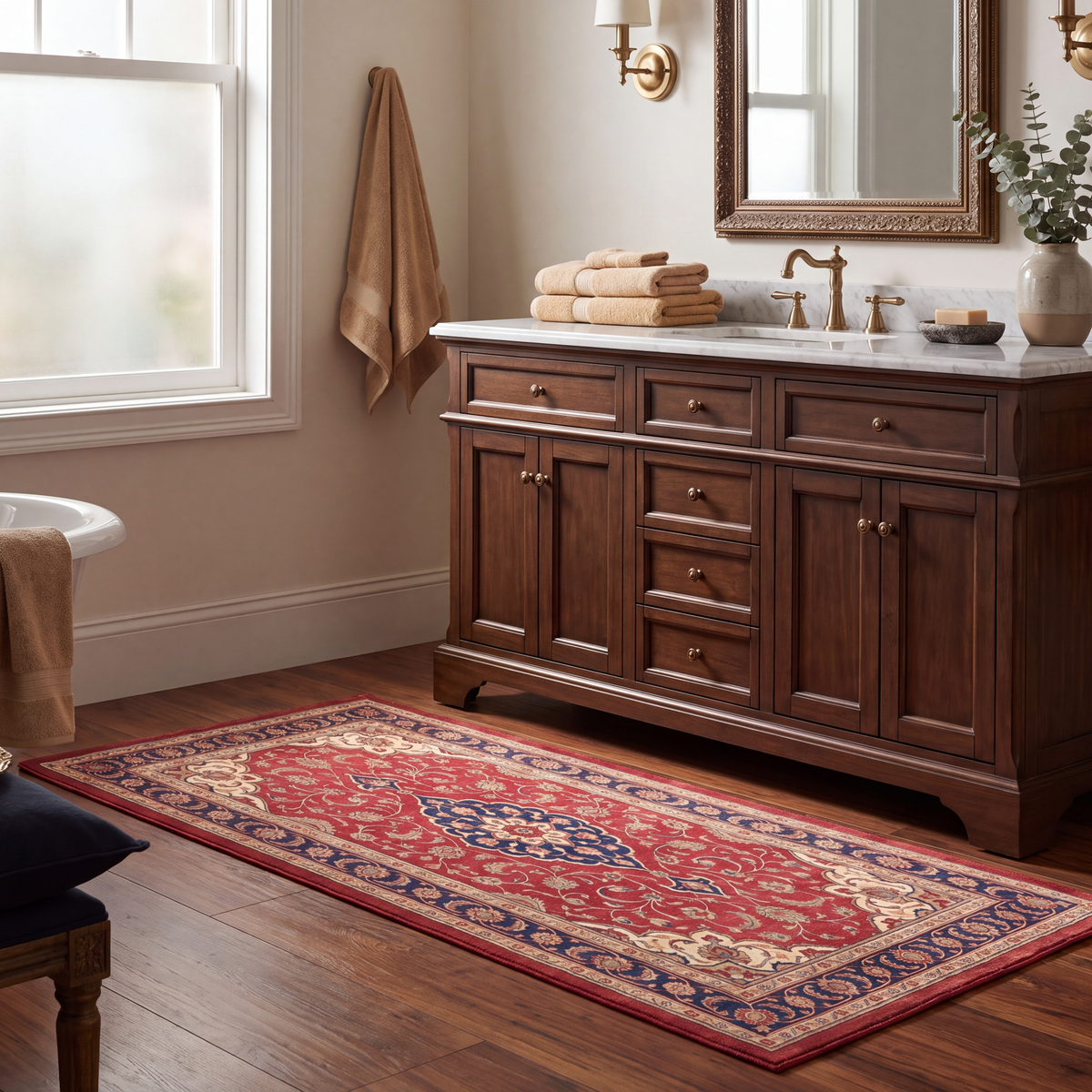 RUNNER | Linden runner bathroom