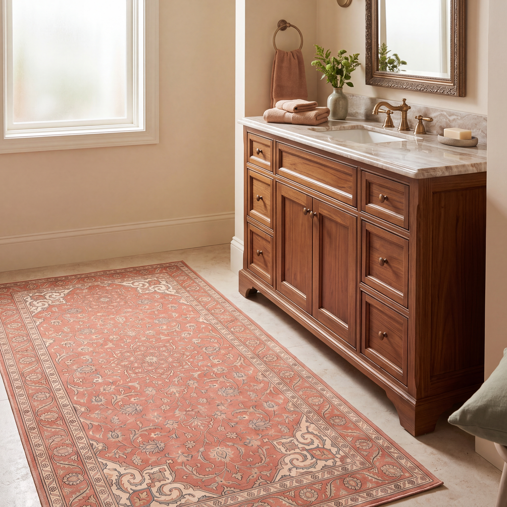 RUNNER | Lavender runner bathroom