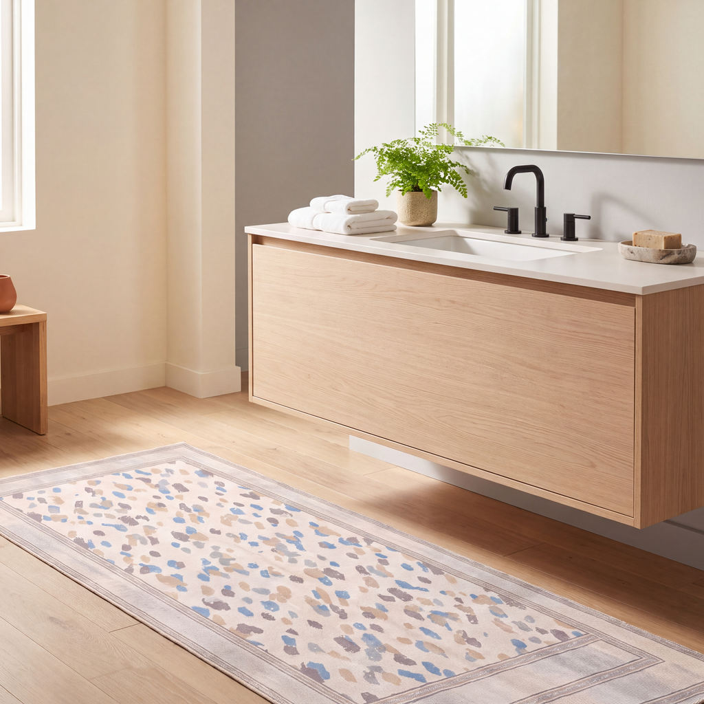 RUNNER | Alabaster runner bathroom