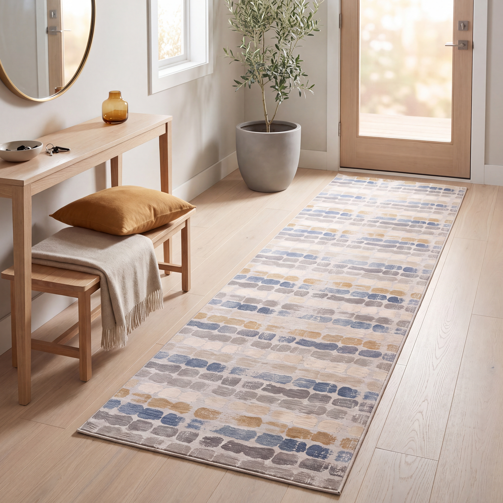RUNNER | Indigo runner entryway