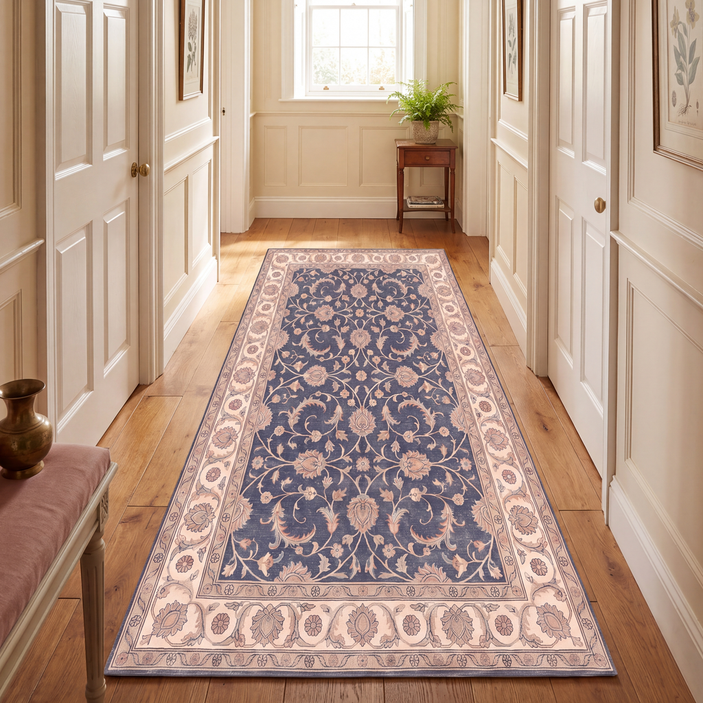 RUNNER | Damask runner hallway