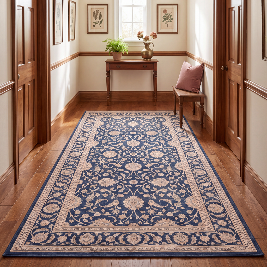 RUNNER | Travertine runner hallway