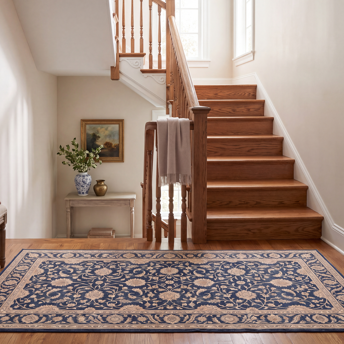 RUNNER | Travertine runner staircase