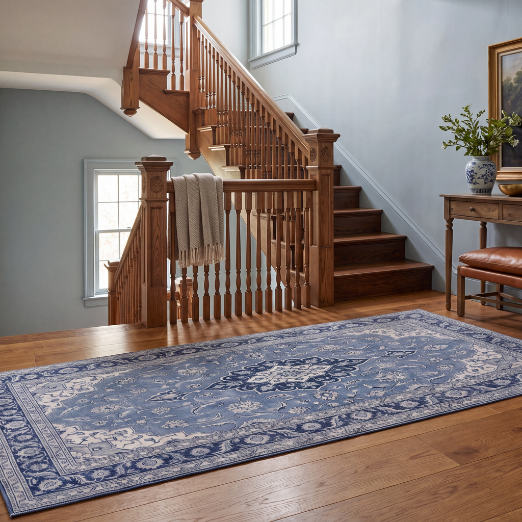 RUNNER | Limestone runner staircase