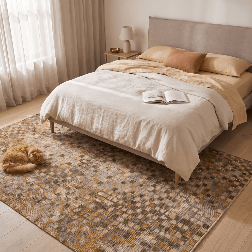 Scree2 Modern Speckled Mosaic Dot Ochre Olive Stone Washable Indoor Outdoor Entryway Rug - RugzellaDigital Print RugRugzellaRugzellaBBB443-RECT-24x47-60x120cmRGZLLA100721Rectangle2' x 3'11" (60x120 cm)RECTANGLE | Scree2 rectangle bedroom