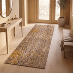 Scree2 Modern Speckled Mosaic Dot Ochre Olive Stone Washable Indoor Outdoor Entryway Rug - RugzellaDigital Print RugRugzellaRugzellaBBB443-RECT-24x47-60x120cmRGZLLA100721Rectangle2' x 3'11" (60x120 cm)RUNNER | Scree2 runner entryway