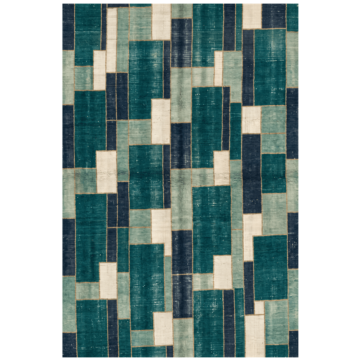 Slade Modern Speckled Mosaic Dot Emerald Green Teal Ink Blue Washable Indoor Outdoor Entryway Rug - RugzellaDigital Print RugRugzellaRugzellaBBB473-RECT-24x47-60x120cmRGZLLA140921Rectangle2' x 3'11" (60x120 cm)RECTANGLE | HERO | Slade rectangle