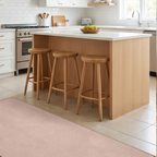 SHARED | Mead Blush Pink Modern Geometric Machine Woven Living Room B photo 10