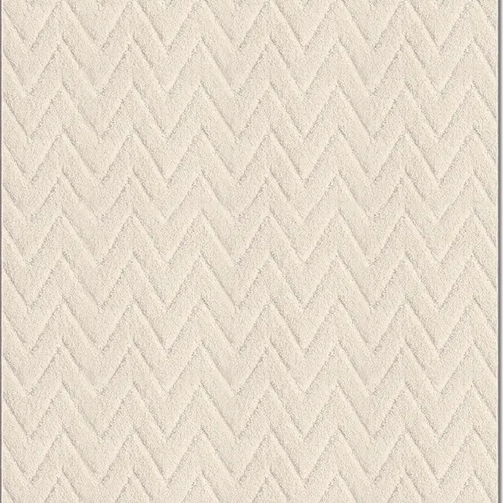 SHARED | Squall Cream Boho Geometric Chevron Machine Woven Living Roo photo 9