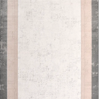 SHARED | Demre Cream Grey Abstract Modern Machine Woven Living Room B photo 9