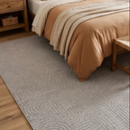 SHARED | Halo Light Grey Modern Geometric Arch Machine Woven Living R photo 11