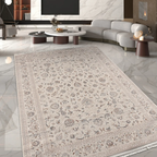 SHARED | Corundum Cream Beige Persian Style Traditional Machine Woven photo 1