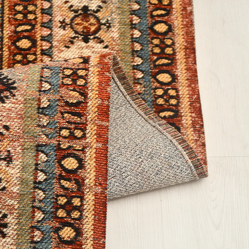 SHARED | Borealis Persian Style Traditional Machine Woven Terracotta  photo 1