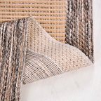 SHARED | Speedwell Beige Brown Striped Modern Machine Woven Living Ro photo 1