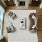 SHARED | Westerly Cream Ivory Geometric Transitional Modern Machine W photo 1