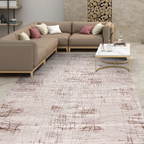 SHARED | Dovecote Cream Blush Abstract Modern Machine Woven Living Ro photo 1