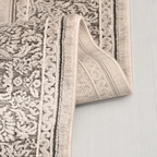 SHARED | Arcade Cream Taupe Brown Persian Style Traditional Machine W photo 1