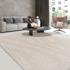SHARED | Inlet Beige Solid Modern Machine Woven Textured Neutral Livi photo 1