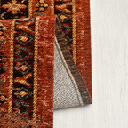 SHARED | Crescent Rust Persian Style Traditional Machine Woven Living photo 1