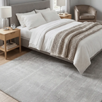 SHARED | Gatehouse Grey Solid Modern Machine Woven Soft Living Room B photo 1