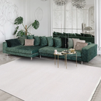 SHARED | Alpenglow Cream Modern Geometric Machine Woven Ivory Living  photo 1