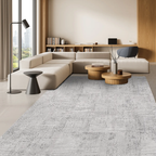 SHARED | Gully Grey Ivory Abstract Modern Machine Woven Living Room B photo 1