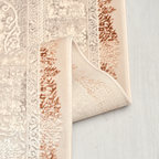 SHARED | Bastion Cream Grey Traditional Damask Machine Woven Living R photo 1