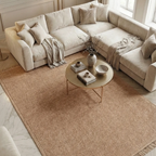 SHARED | Woodruff Terracotta Tan Solid Boho Machine Woven Living Room photo 1