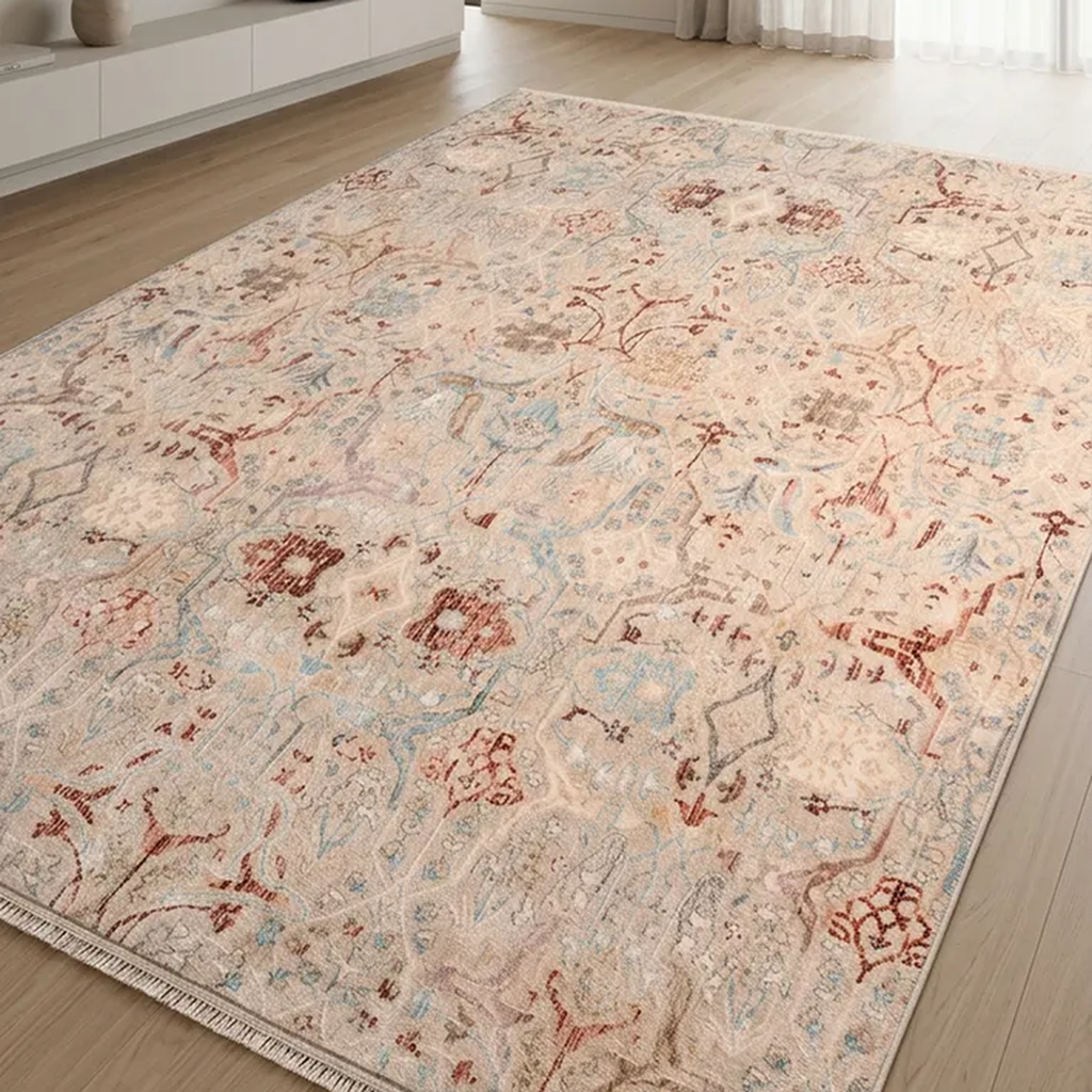 SHARED | Orangery Cream Persian Style Traditional Floral Medallion Ma photo 1