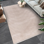 SHARED | Azalea Beige Modern Geometric Machine Woven Cream Taupe Livi photo 1
