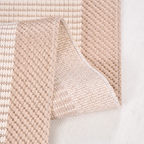 SHARED | Spurge Beige Cream Striped Scandinavian Machine Woven Living photo 1