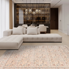 SHARED | Ragwort Cream Terracotta Persian Style Traditional Vintage L photo 1