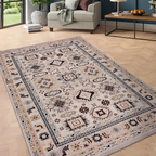 SHARED | Equinox Persian Style Traditional Machine Woven Beige Burgun photo 1