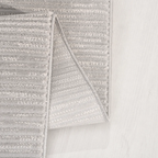 SHARED | Fernway Grey Ivory Striped Modern Machine Woven Living Room  photo 1