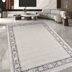 SHARED | Cinnabar Cream Navy Persian Style Traditional Machine Woven  photo 1