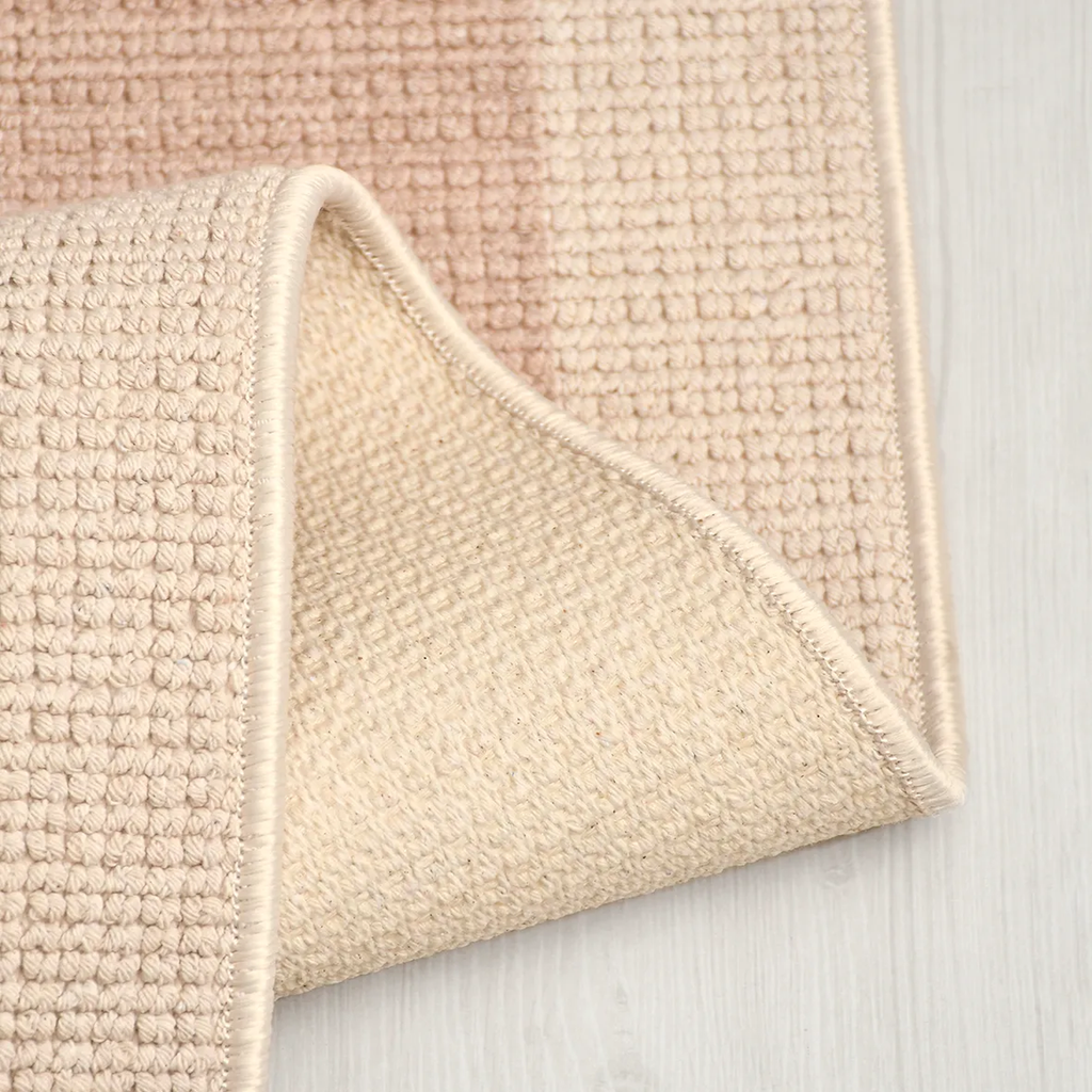 SHARED | Cloister Blush Pink Cream Solid Scandinavian Textured Machin photo 1