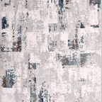 SHARED | Bluff Cream Grey Abstract Modern Machine Woven Living Room B photo 2