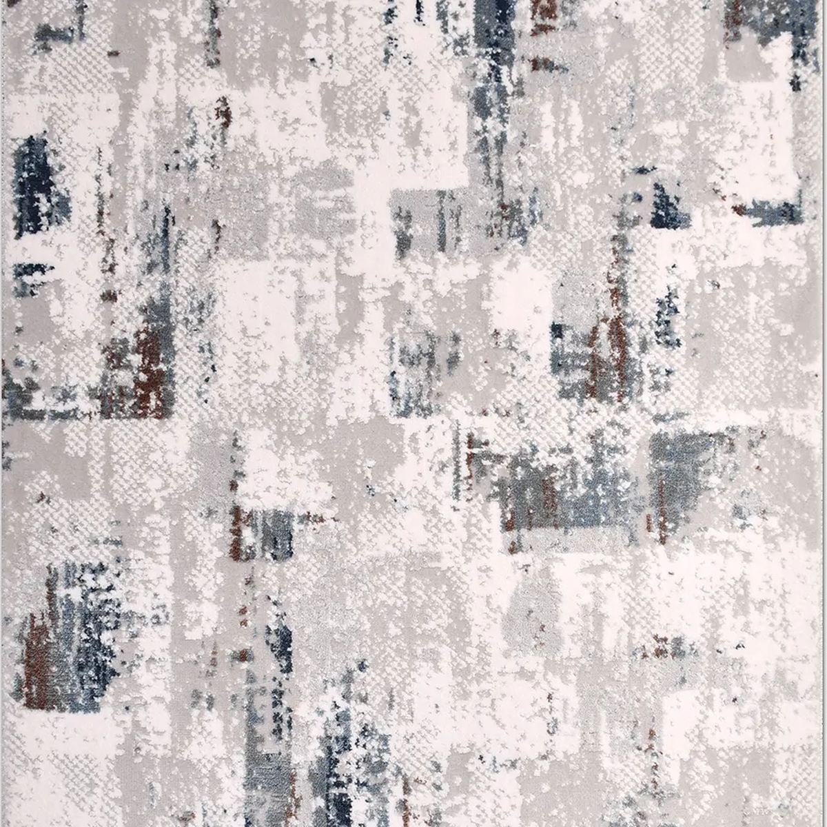 SHARED | Bluff Cream Grey Abstract Modern Machine Woven Living Room B photo 2