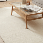 SHARED | Esplanade Cream Solid Scandinavian Plush Machine Woven Livin photo 2