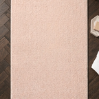 SHARED | Stormlight Blush Pink Solid Scandinavian Machine Woven Livin photo 2